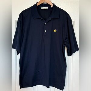 EUC ⚡️ Vintage Masters Augusta National Polo Men’s Large • Dark Navy/Black ⛳️🏌️